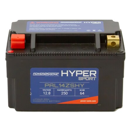 Power Sonic PAL14ZSHY Lithium Powersport Battery PAL14ZSHY